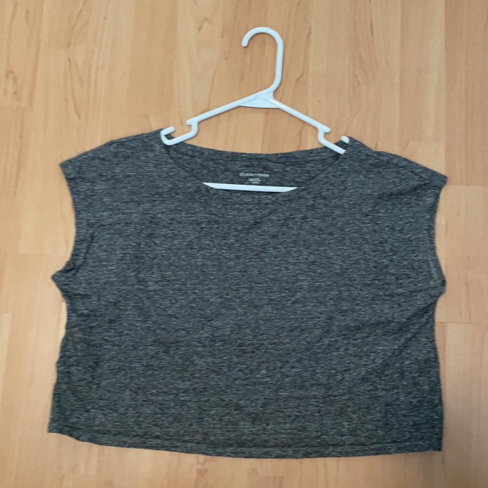 Heather Grey Crop Top